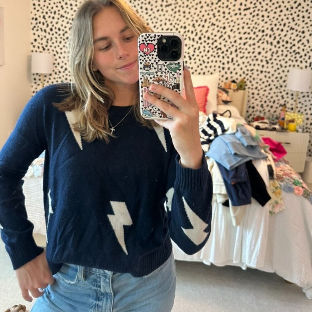 Rails Sweater Navy Blue